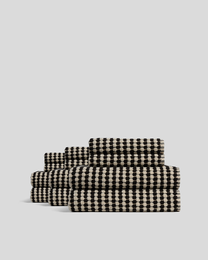 6+6 Organic Mosaic Bath Bundle - Natural and Onyx