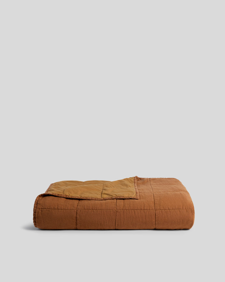 Linen Box Quilt (Tobacco)