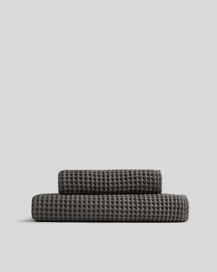 Waffle Towels - FINAL SALE (Charcoal)